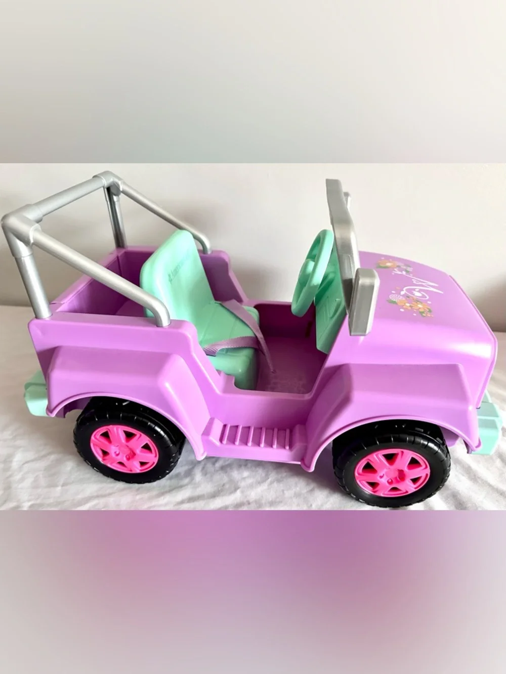 American Girl Wellie Wishers Garden Adventure Jeep Picnic Bundle Lights & Music - Picture 7 of 9
